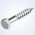 Шуруп с шестигранной головкой M3x40 мм DIN 571 сталь А4
