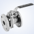 Кран шаровой фланцевый нержавеющий 2pcs 1/2" PN16 / WOG200 AISI 316L / 1.4404